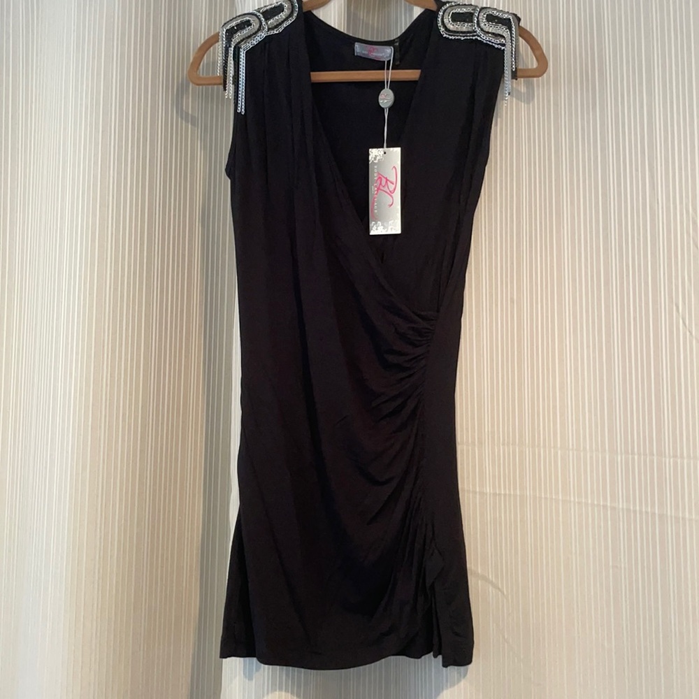 Black cocktail dress
